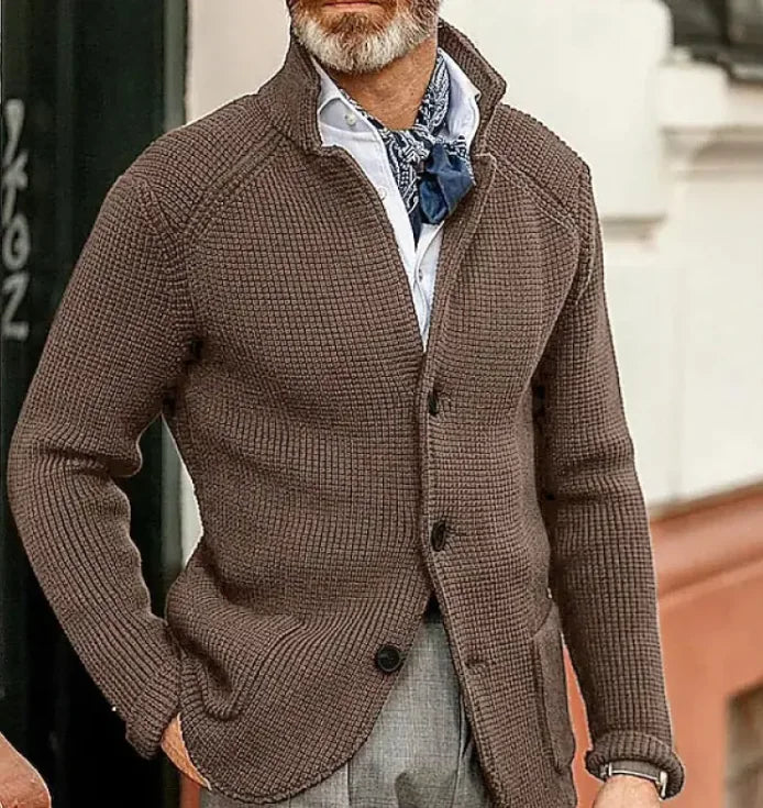 Autumn Men's Knitted Sweater Coat