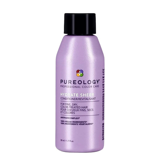 Pureology Hydrate Sheer Nourishing Conditioner | For Fine, Dry Color Treated Hair | Sulfate-Free | Vegan 1.7 Fl Oz (Pack of 1)