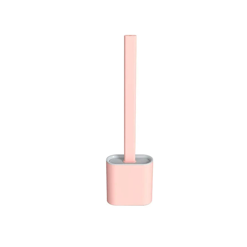 Silicone Toilet Brush Set with Quick-Dry Holder