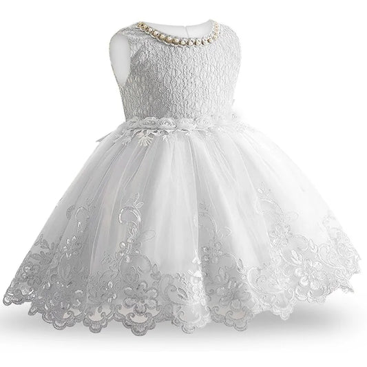 Children's Lace Sequins Evening Dress