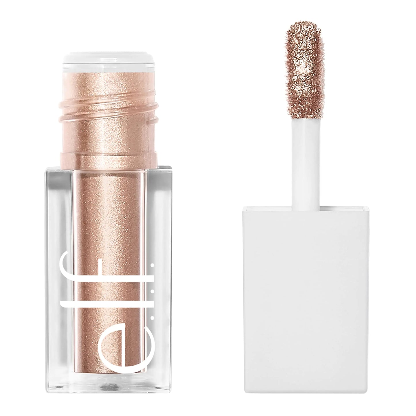 e.l.f. Liquid Metallic Eyeshadow, Gel Formula, Multi-Dimensional Finish For Bold Eye Looks, One-Swipe Coverage, Vegan & Cruelty-Free, Moon, 0.1 Fl Oz 0.1 Fl Oz (Pack of 1)