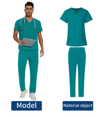 Men's V-Neck Medical Uniform