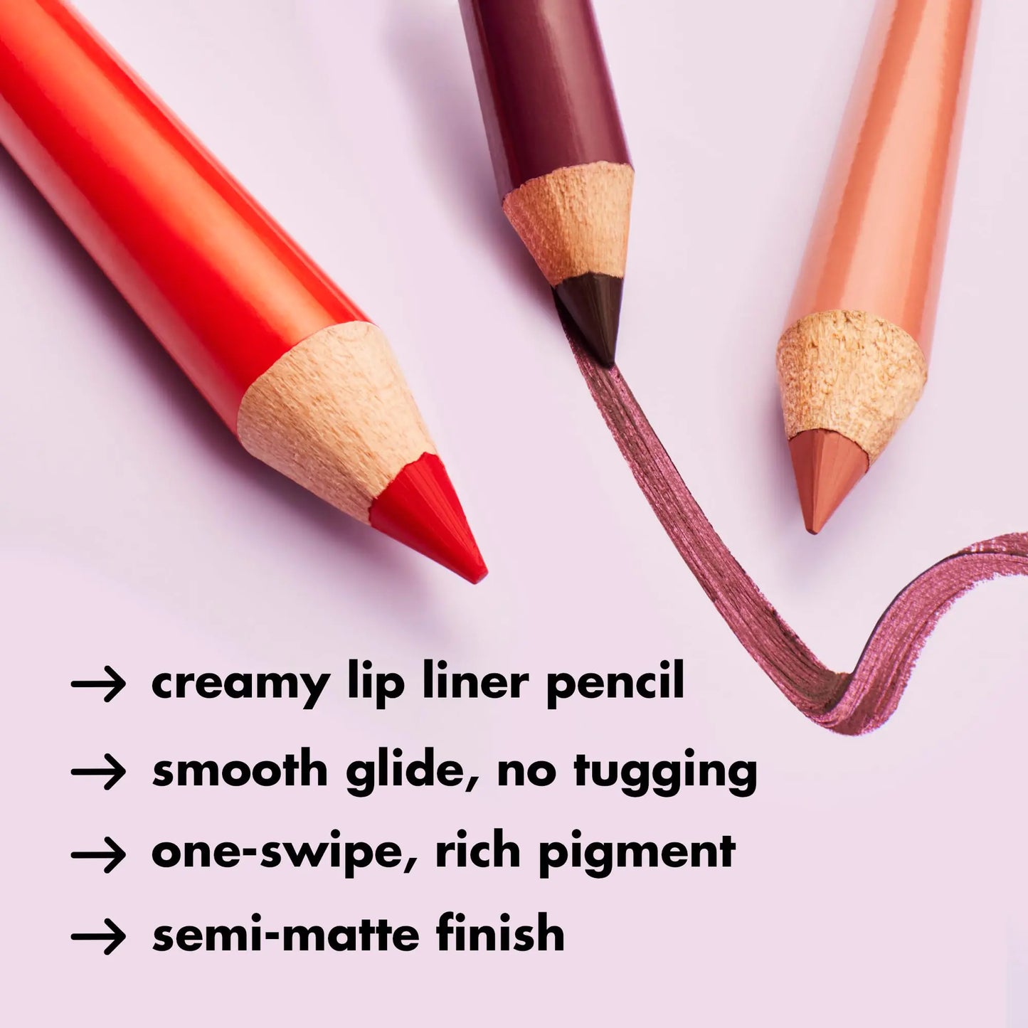 e.l.f. Cream Glide Lip Liner, Highly-Pigmented Pencil For Shaping & Sculpting Lips, Semi-Matte Finish, Vegan & Cruelty-Free, Baddest Beige 0.03 Ounce (Pack of 1)