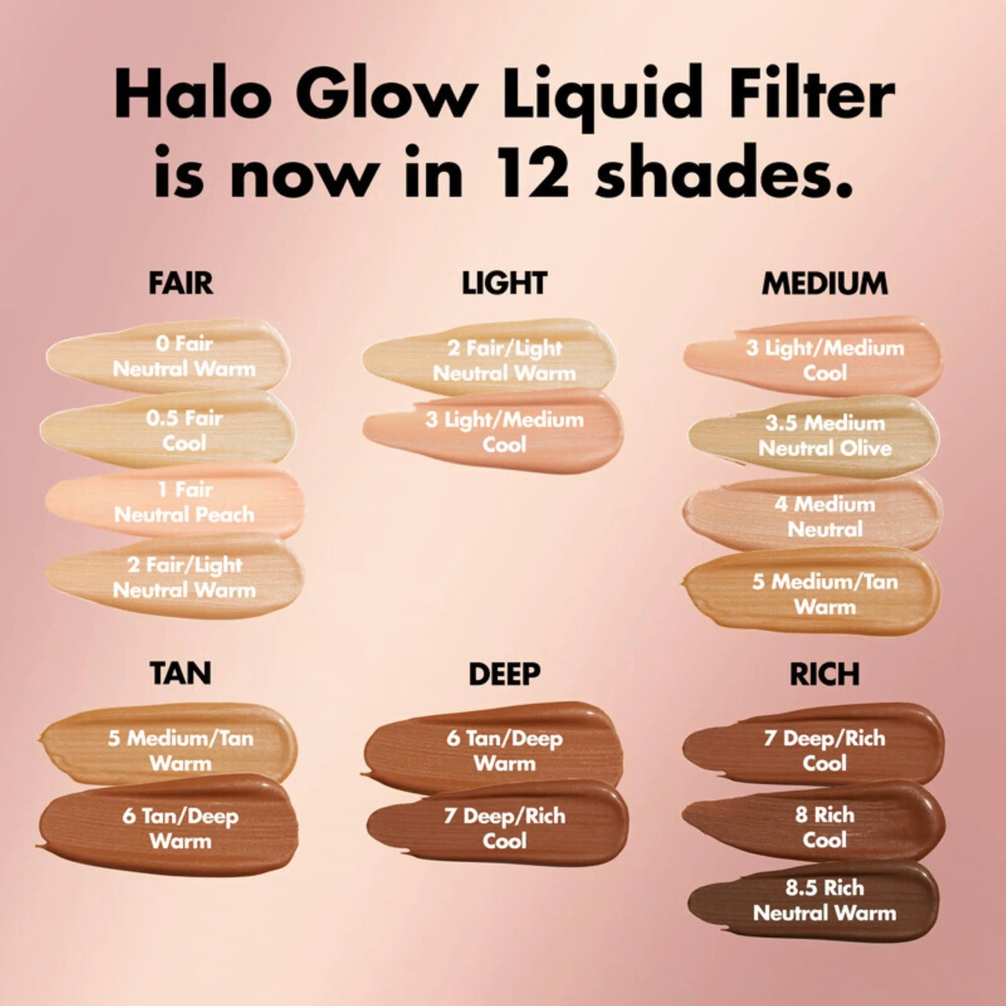 e.l.f. Halo Glow Liquid Filter, Complexion Booster For A Glowing, Soft-Focus Look, Infused With Hyaluronic Acid, Vegan & Cruelty-Free, 8.5 Rich 1.06 Fl Oz (Pack of 1)