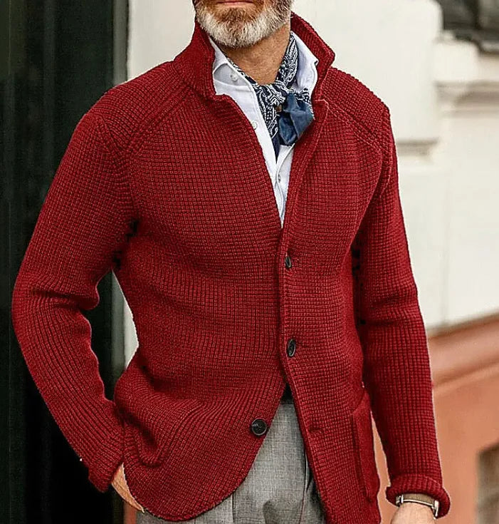 Autumn Men's Knitted Sweater Coat