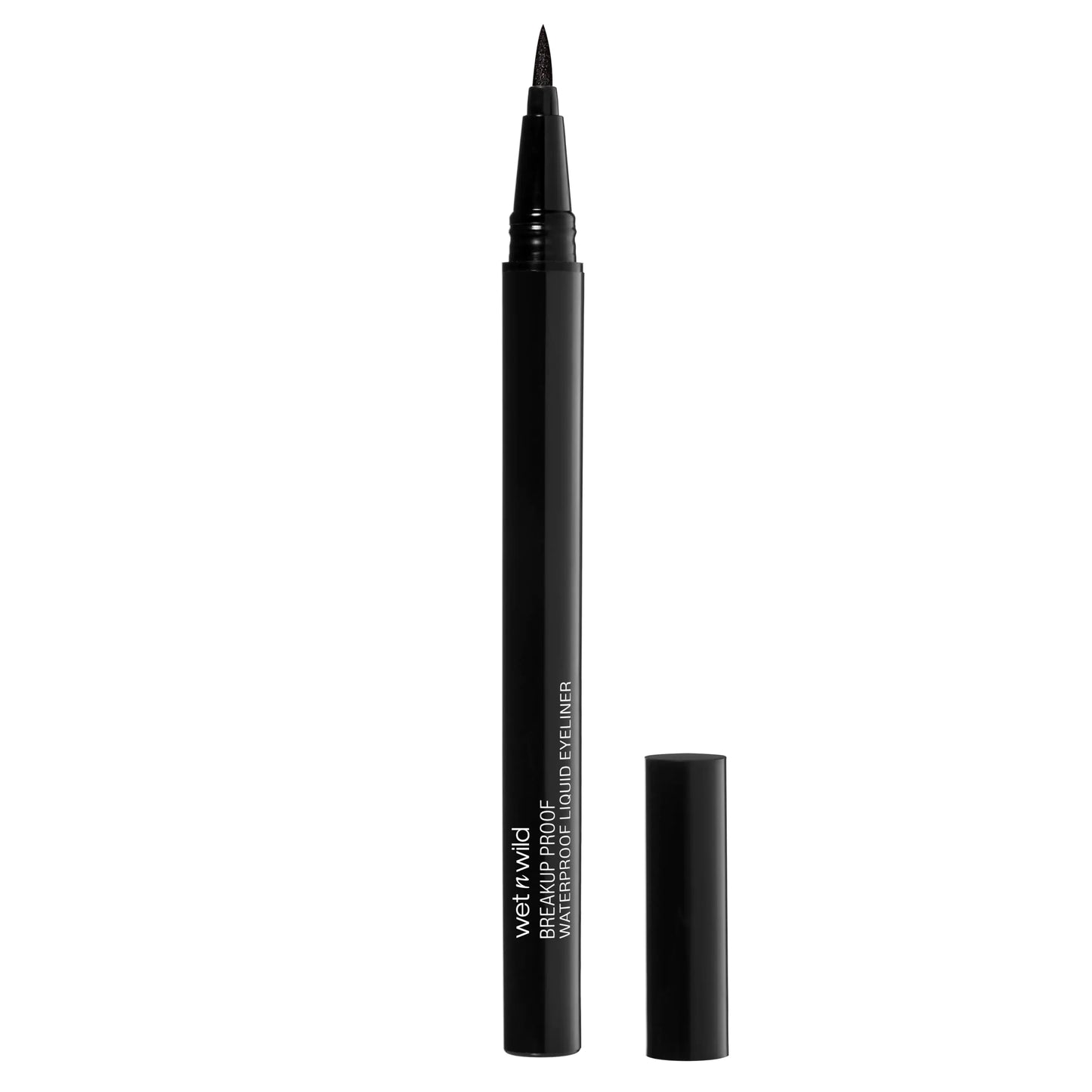 wet n wild Mega Last Breakup Proof Liquid Eyeliner - Quick Drying, Smudge-Resistant, 16-Hour Wear - Cruelty-Free & Vegan - Black 0.03 Fl Oz (Pack of 1)