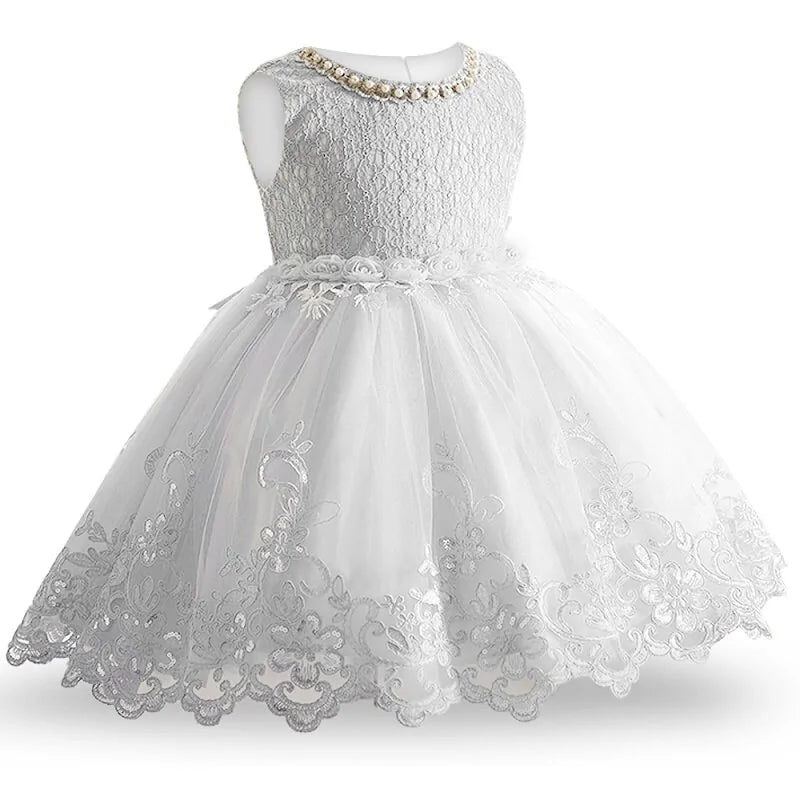 Children's Lace Sequins Evening Dress