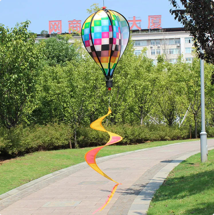 Colorful Hot Air Balloon Wind Spinner