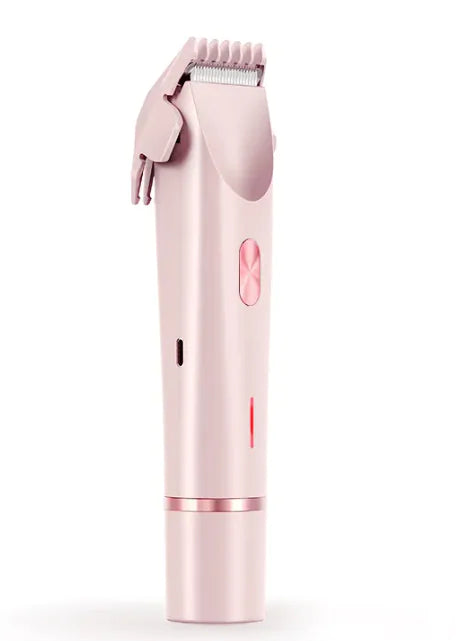 2 In 1 Hair Remover Women's Double Head Shaver Private Pubic Hair Trimmer Electric Razor Wet Dry Electric Body Hair