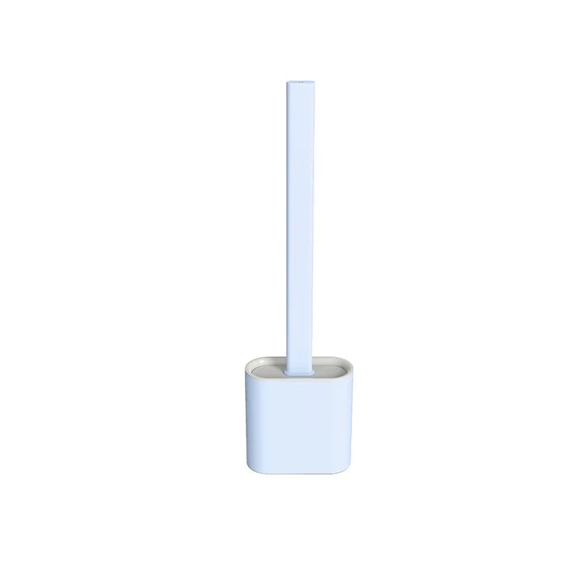 Silicone Toilet Brush Set with Quick-Dry Holder