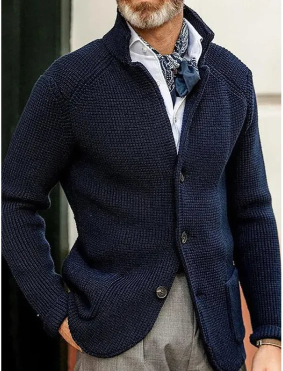 Autumn Men's Knitted Sweater Coat