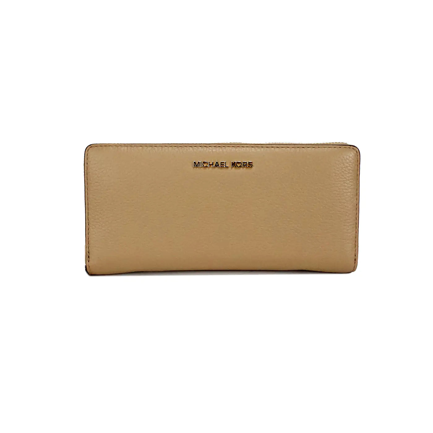 Michael Kors Jet Set Travel Large Camel Continental Wallet