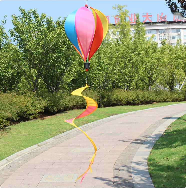 Colorful Hot Air Balloon Wind Spinner