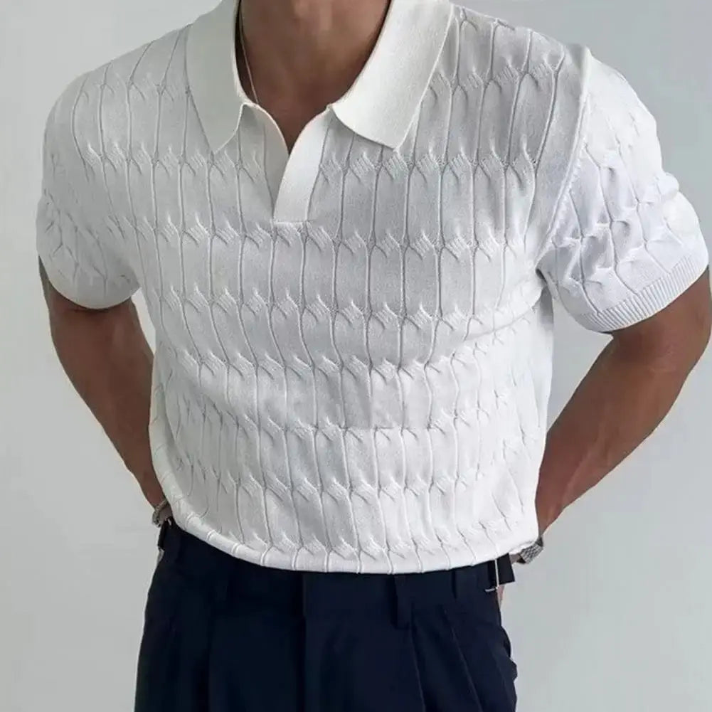 Textured Polo Shirt