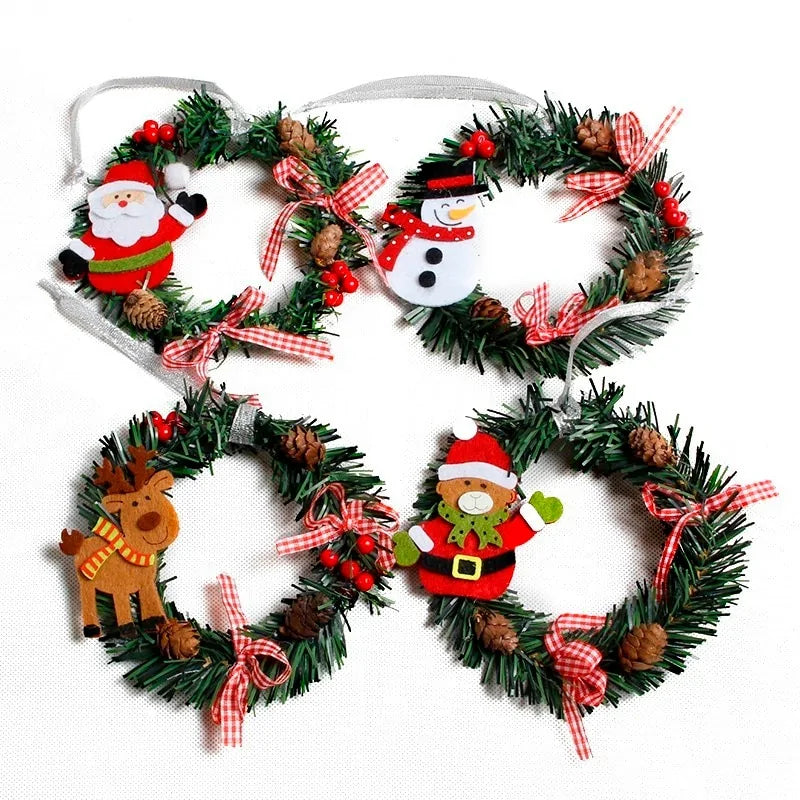 Christmas Wreath Wood Christmas Decor