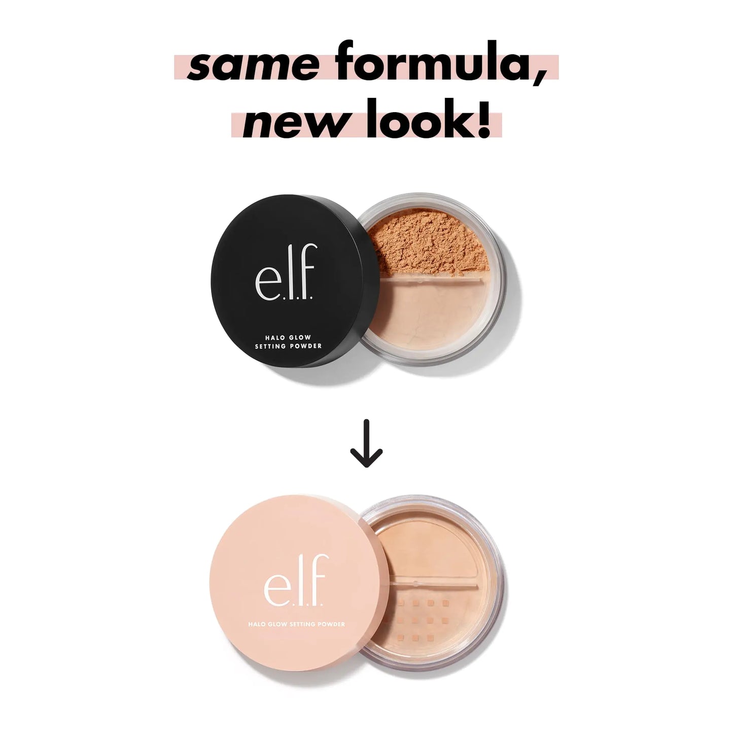 e.l.f. Halo Glow Setting Powder, Smooths The Look Of Pores & Fine Lines, Creates An Airbrushed Finish, Vegan & Cruelty-Free, Deep 0.24 Ounce (Pack of 1)