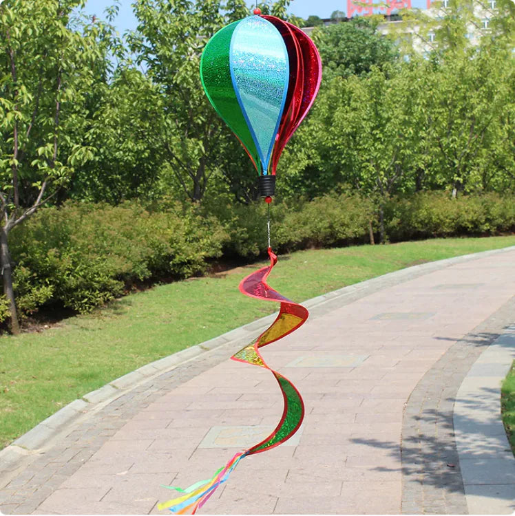 Colorful Hot Air Balloon Wind Spinner