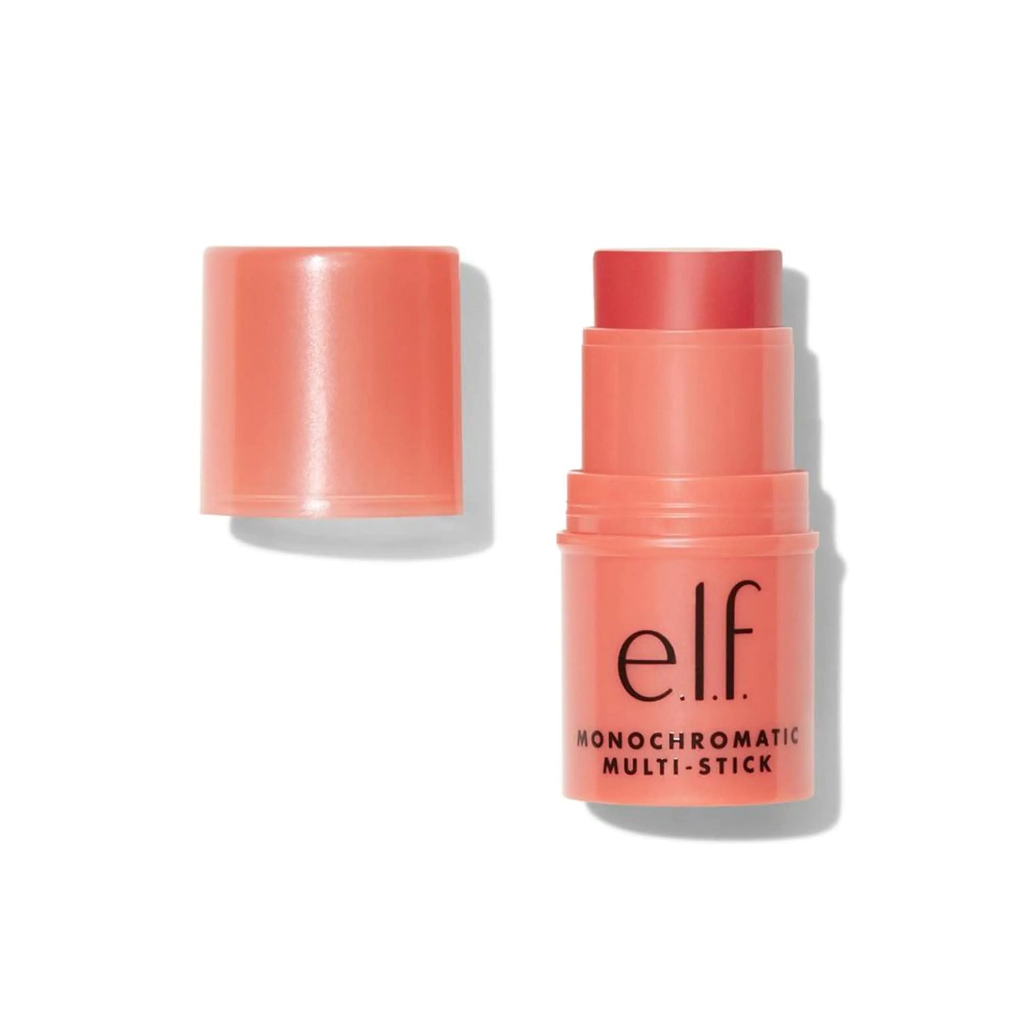 e.l.f. Monochromatic Multi Stick, Travel-Sized Luxuriously Creamy & Blendable Color For Eyes, Lips & Cheeks, Vegan & Cruelty-Free, Glimmering Guava 0.17 Ounce (Pack of 1)