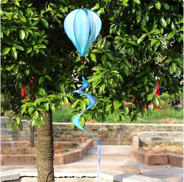 Colorful Hot Air Balloon Wind Spinner