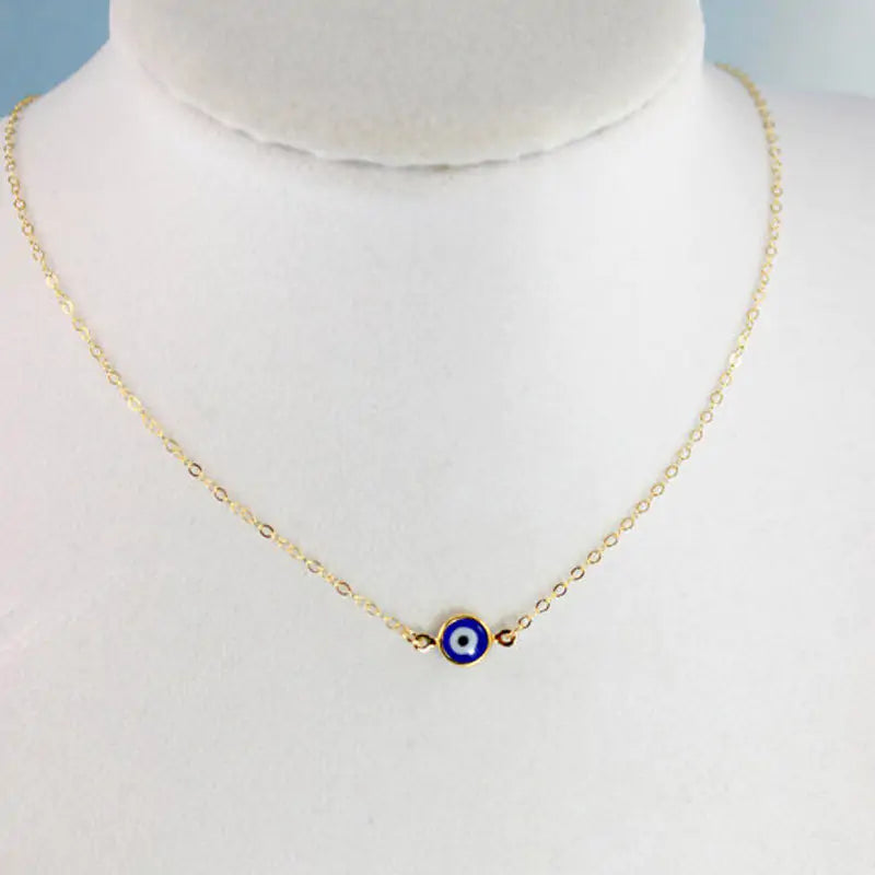 Vintage Evil Eye Pendant Necklace