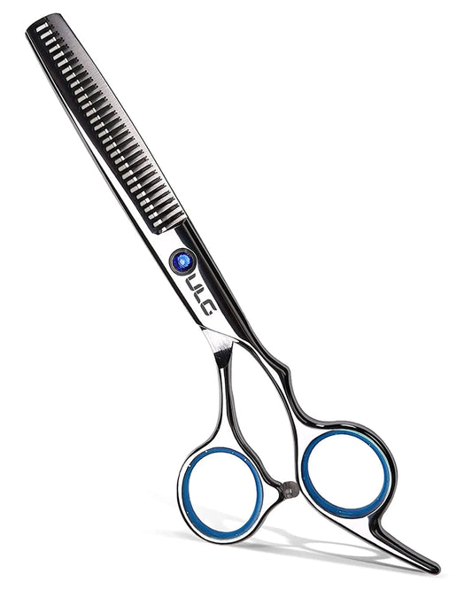 Hair Thinning Scissors ULG Professional Barber’s Texturizing Teeth Shears for Hairdressing, Salon and Home Use Thinning Shears for Hair Cutting, Made of Japanese Stainless Steel, 6.5 inch Blue