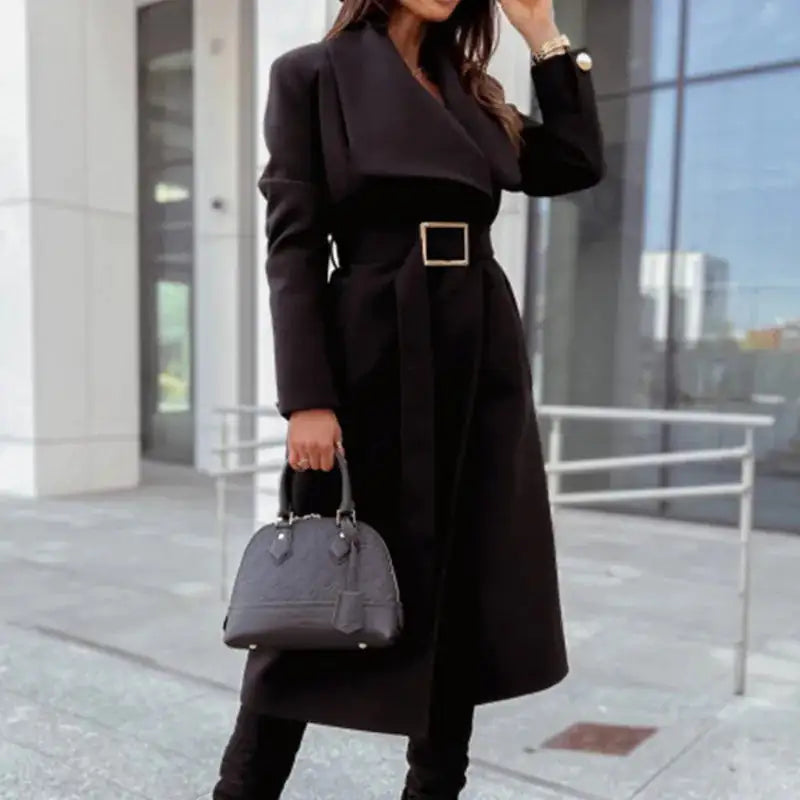 Autumn Long Sleeve Fashion Trench Coat