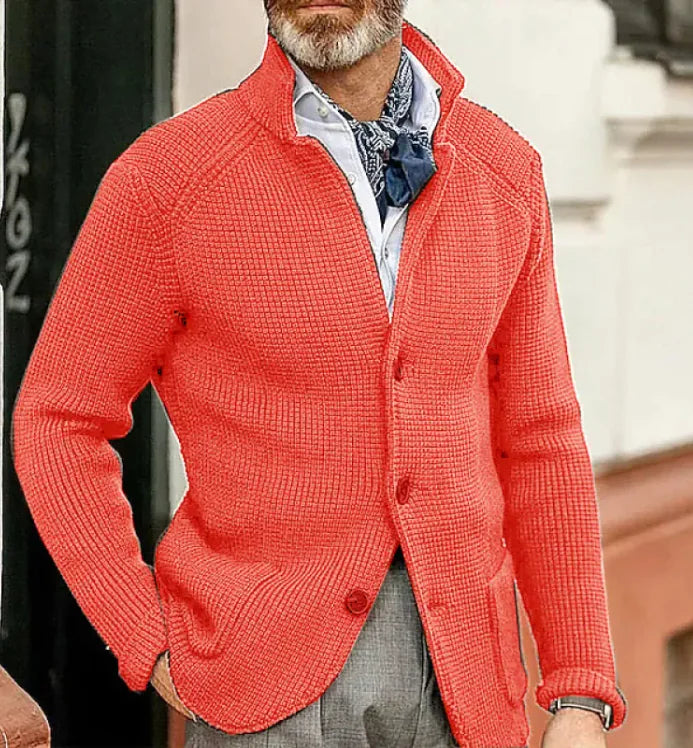 Autumn Men's Knitted Sweater Coat