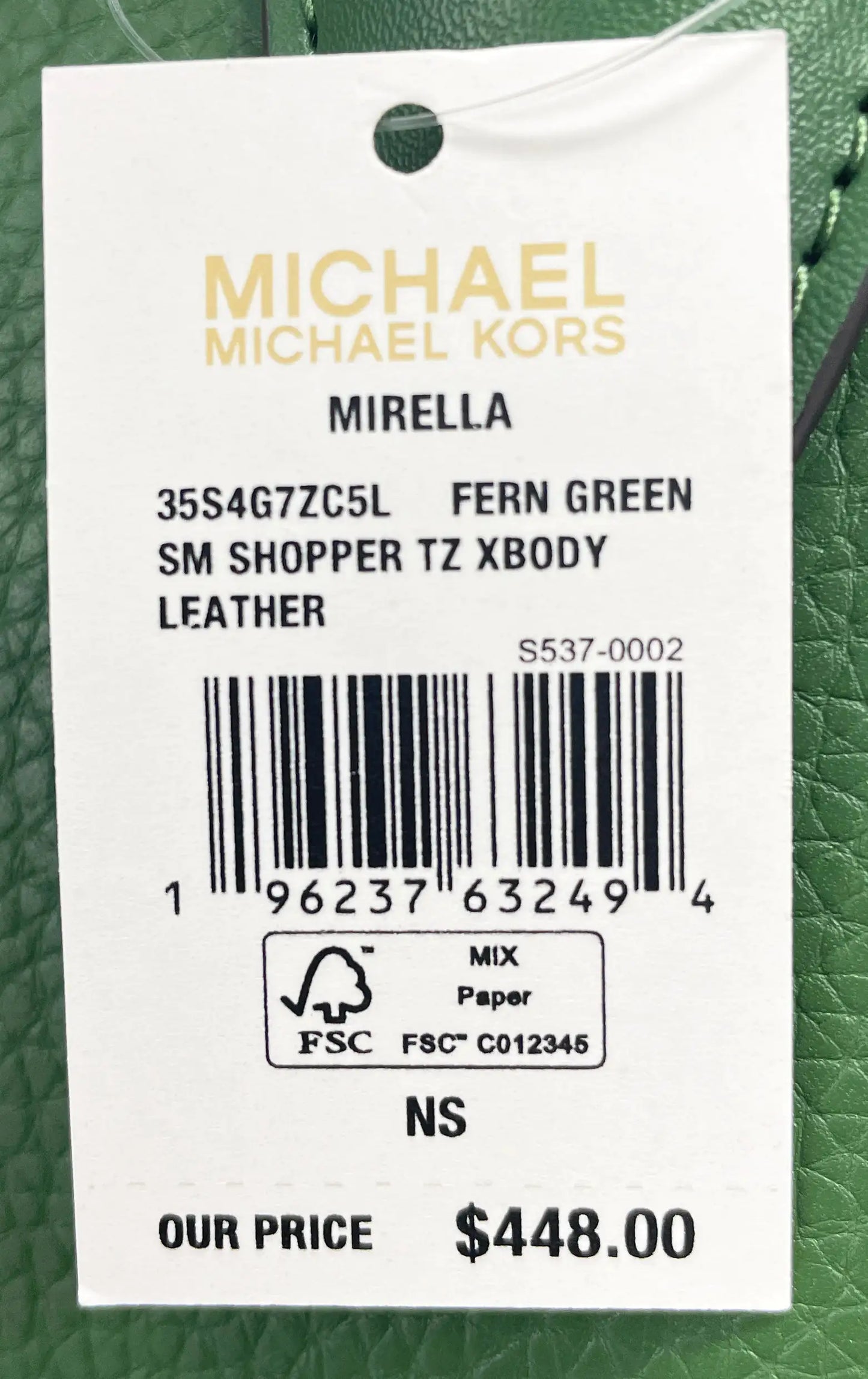 Michael Kors Mirella Small Leather Top Zip Bag