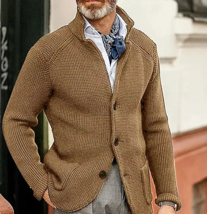 Autumn Men's Knitted Sweater Coat