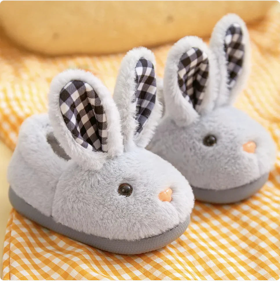 Cozy Fluffy Cotton Indoor Winter Shoes for Kids