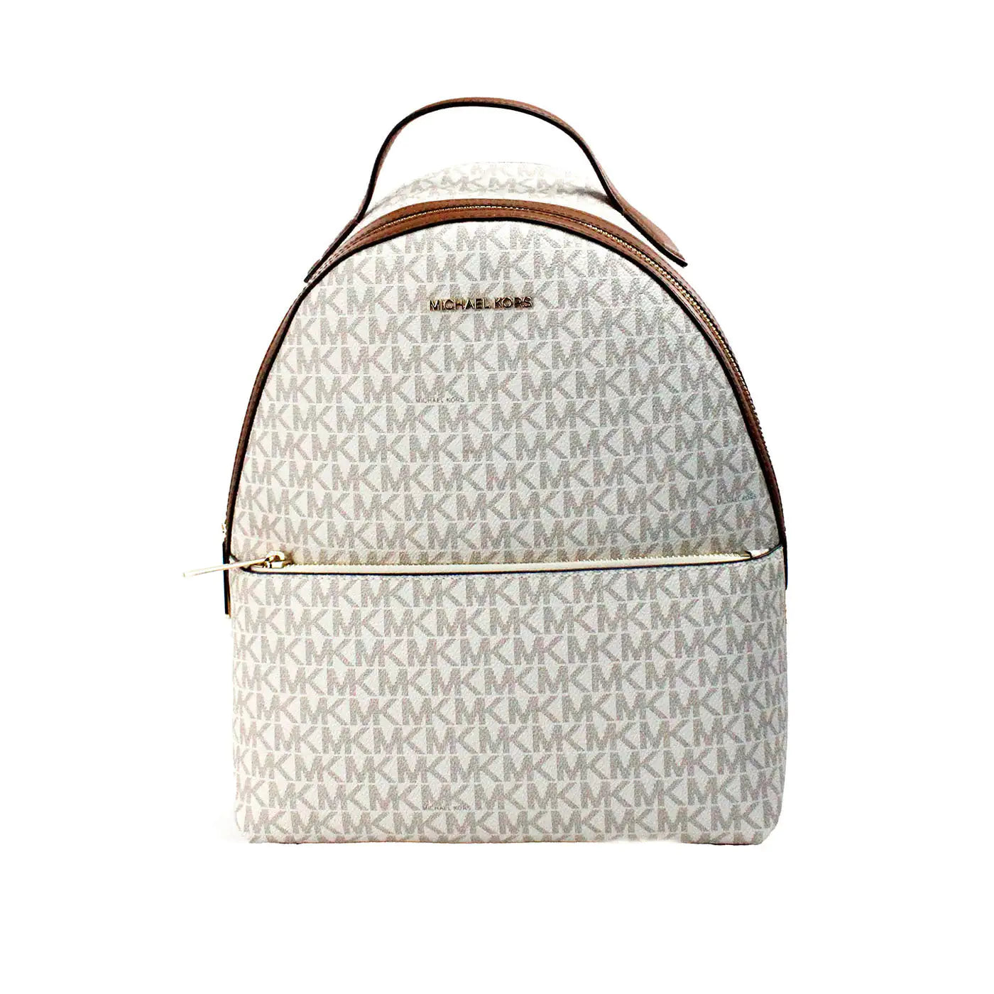 Michael Kors Sheila Medium Vanilla PVC Front Pocket Backpack