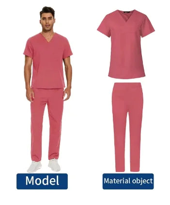 Men's V-Neck Medical Uniform