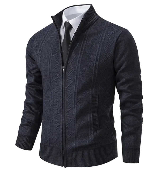 Autumn Men's Loose Knit Cardigan