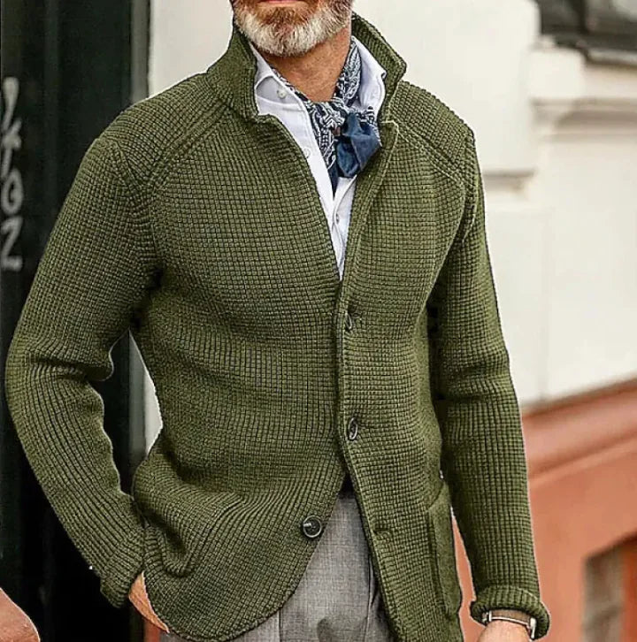 Autumn Men's Knitted Sweater Coat