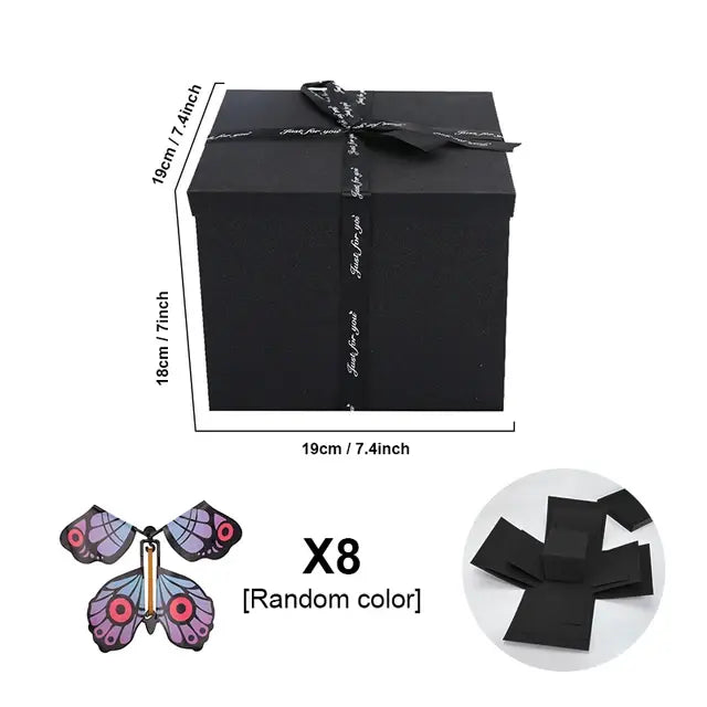 Magic Flying Butterfly Birthday Gift Box