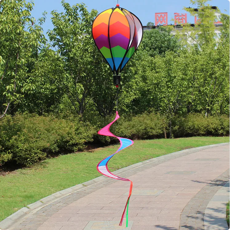 Colorful Hot Air Balloon Wind Spinner