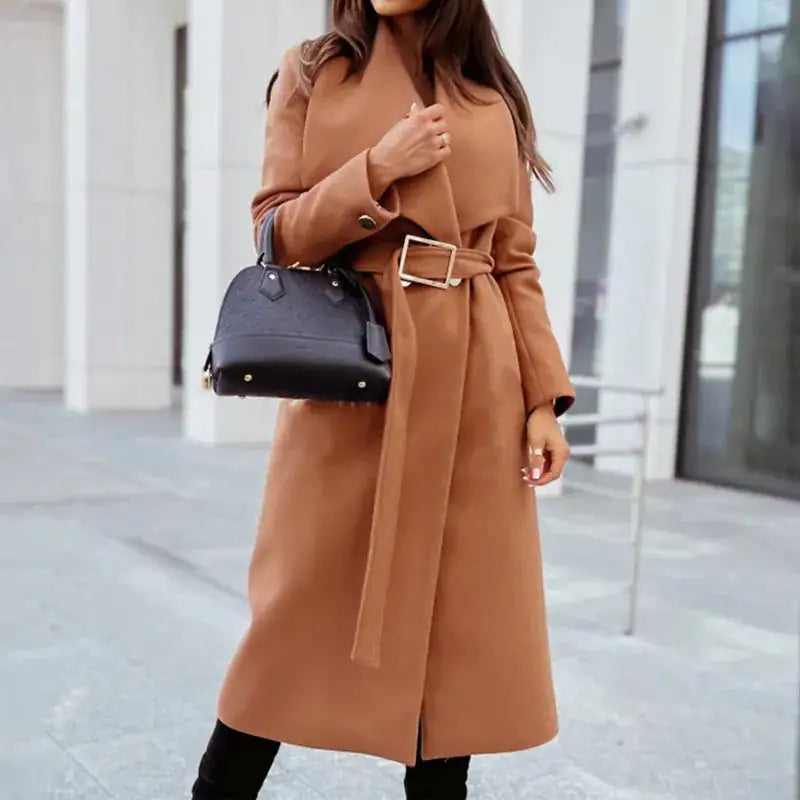 Autumn Long Sleeve Fashion Trench Coat