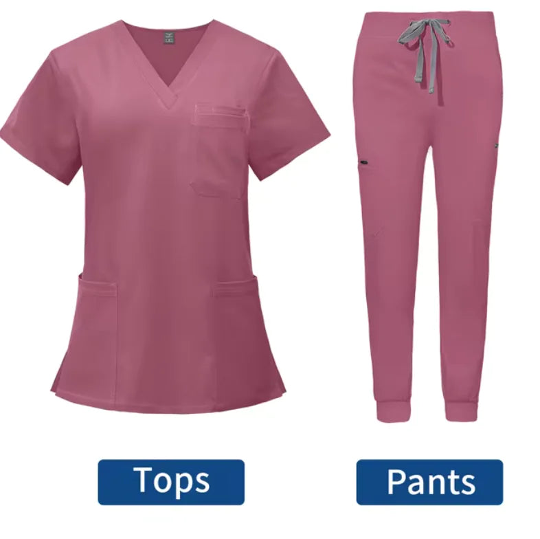 Medical Scrubs Jogger Set