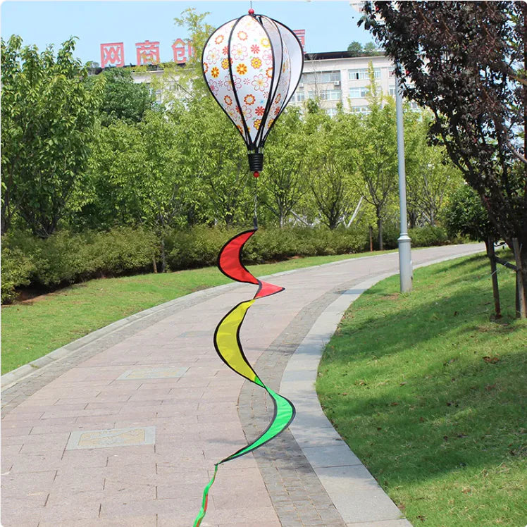 Colorful Hot Air Balloon Wind Spinner