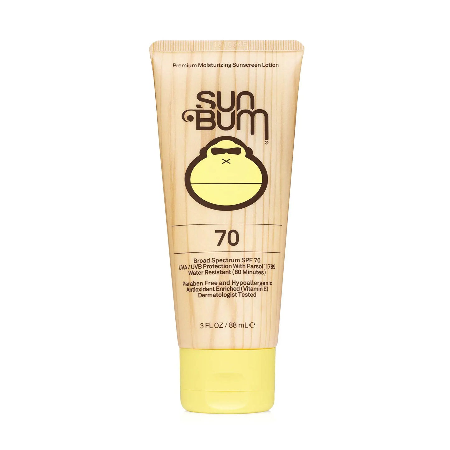 Sun Bum Original SPF 70 Sunscreen Lotion | Vegan and Hawaii 104 Act Compliant (Octinoxate & Oxybenzone Free) Broad Spectrum Moisturizing UVA/UVB Sunscreen with Vitamin E | 3 oz 3 Fl Oz (Pack of 1)