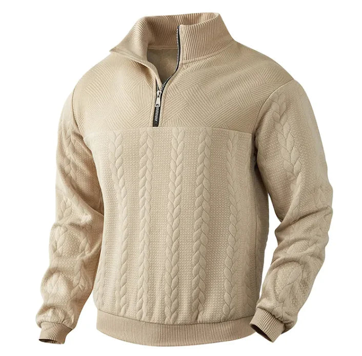 Autumn & Winter Jacquard Men’s Sweater