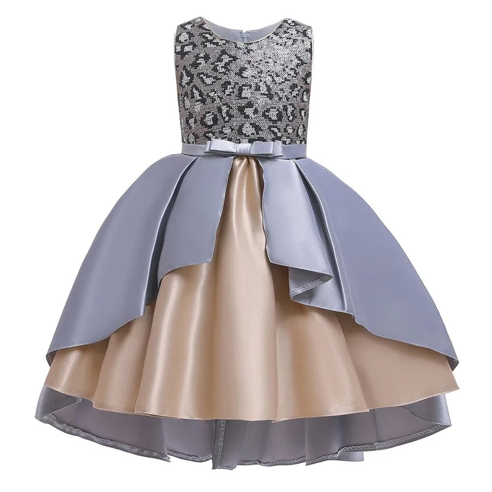 Children's Princess's Dress Leopard Print