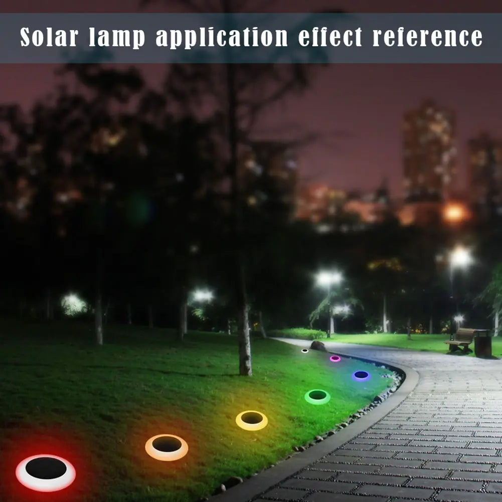 Solar Panel Lawn Lamp