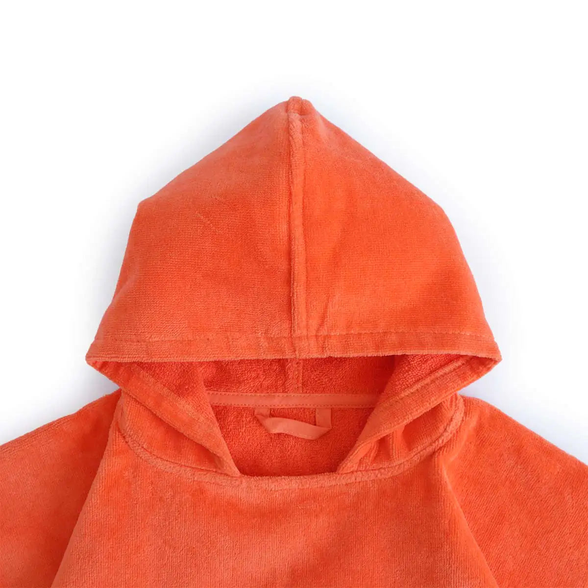 Milk&Moo Kids Poncho %100 Cotton One Size Orange