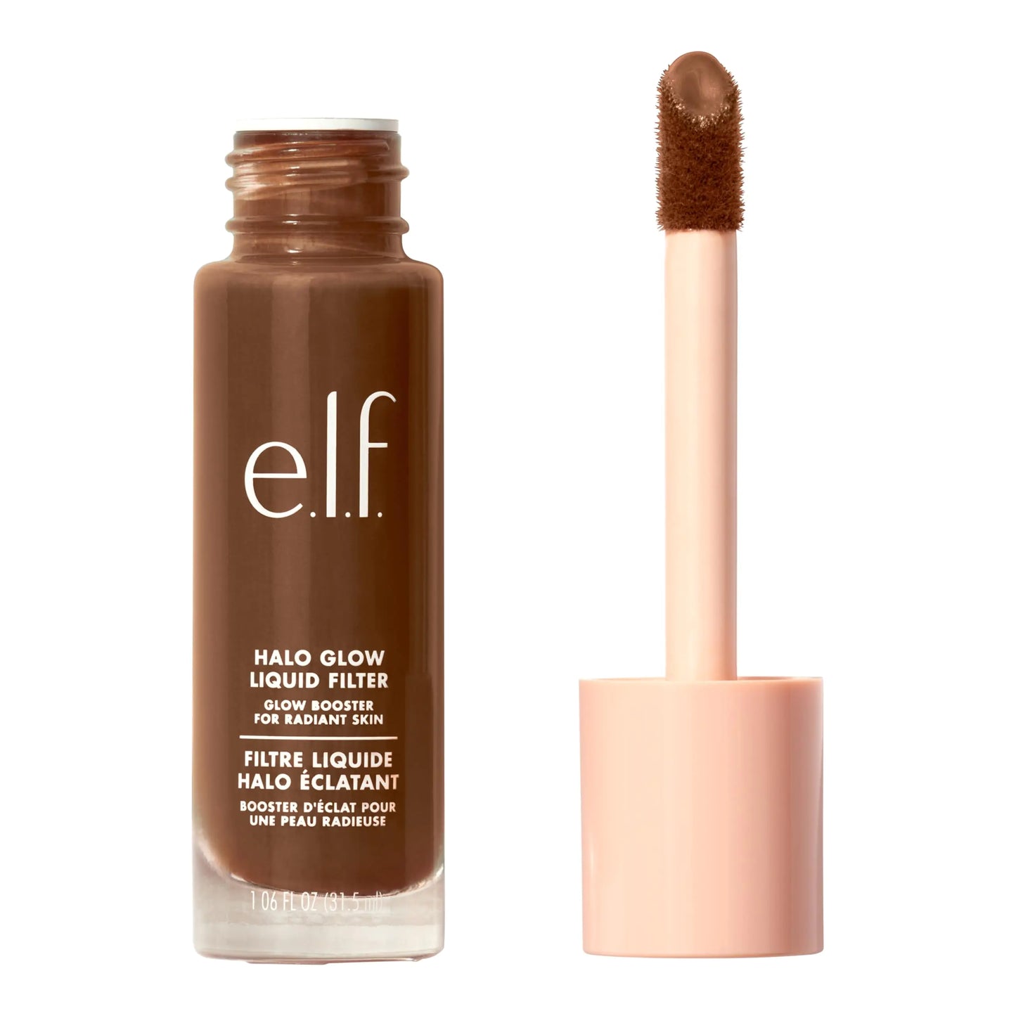 e.l.f. Halo Glow Liquid Filter, Complexion Booster For A Glowing, Soft-Focus Look, Infused With Hyaluronic Acid, Vegan & Cruelty-Free, 8.5 Rich 1.06 Fl Oz (Pack of 1)