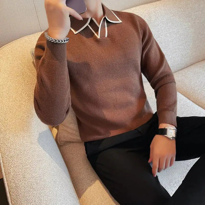 Autumn Winter British Style Sweater