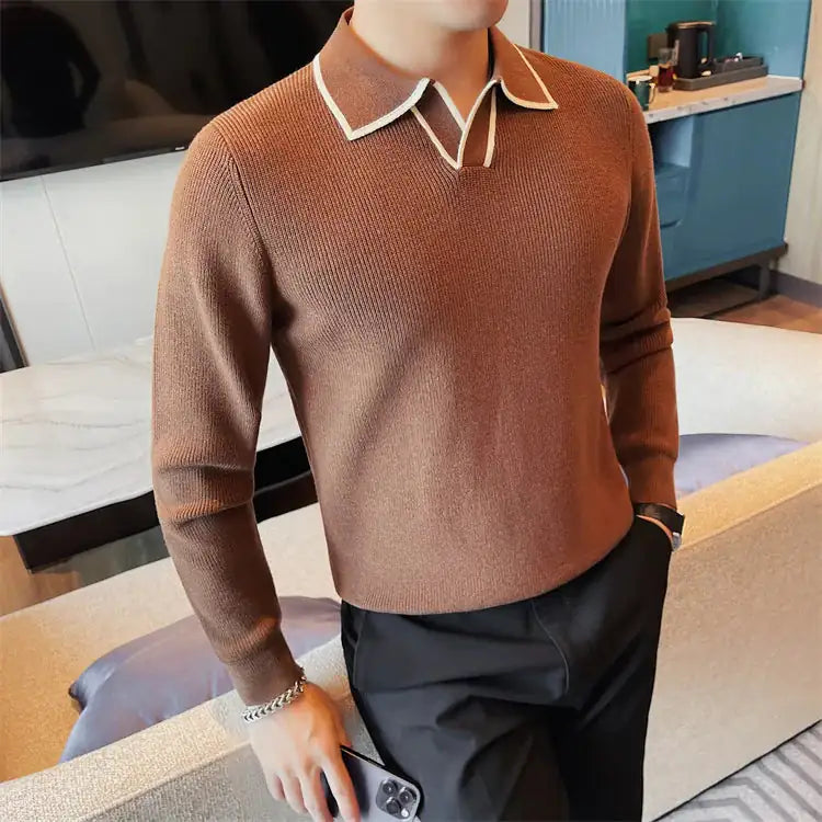 Autumn Winter British Style Sweater