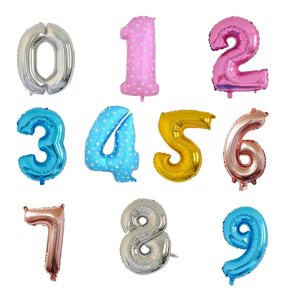 Number Balloon Party Decor