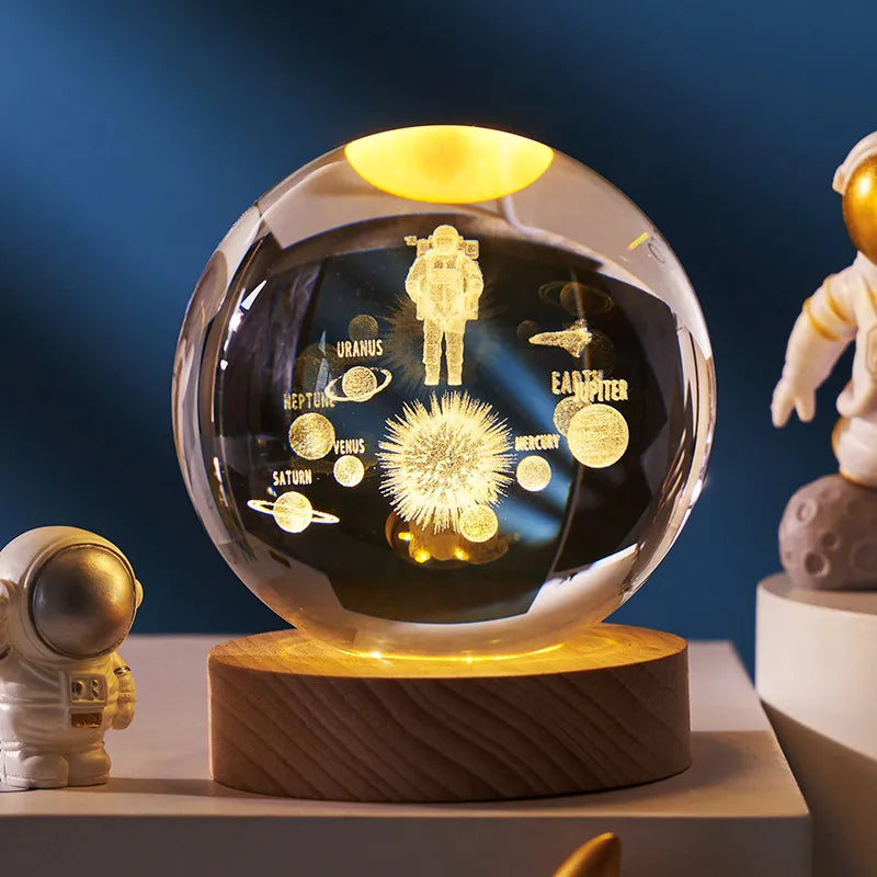 Luminous Starry Sky Crystal Ball Night Lamp