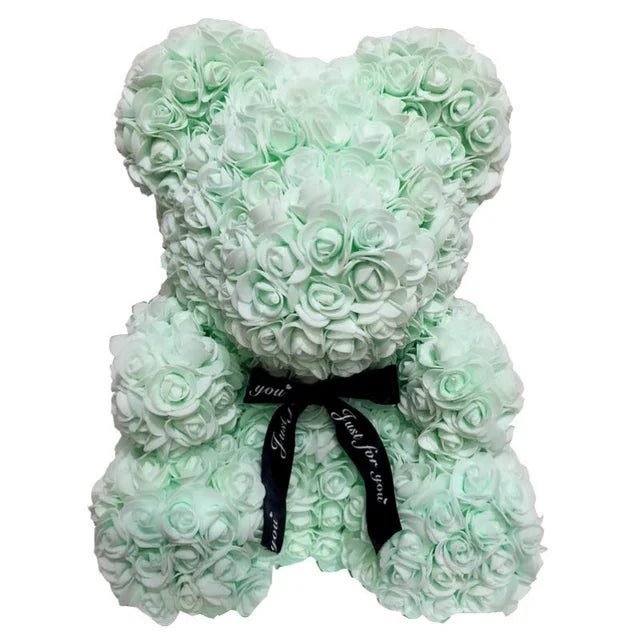 Teddy Rose Bear 25cm Artificial Flowers Rose Bear